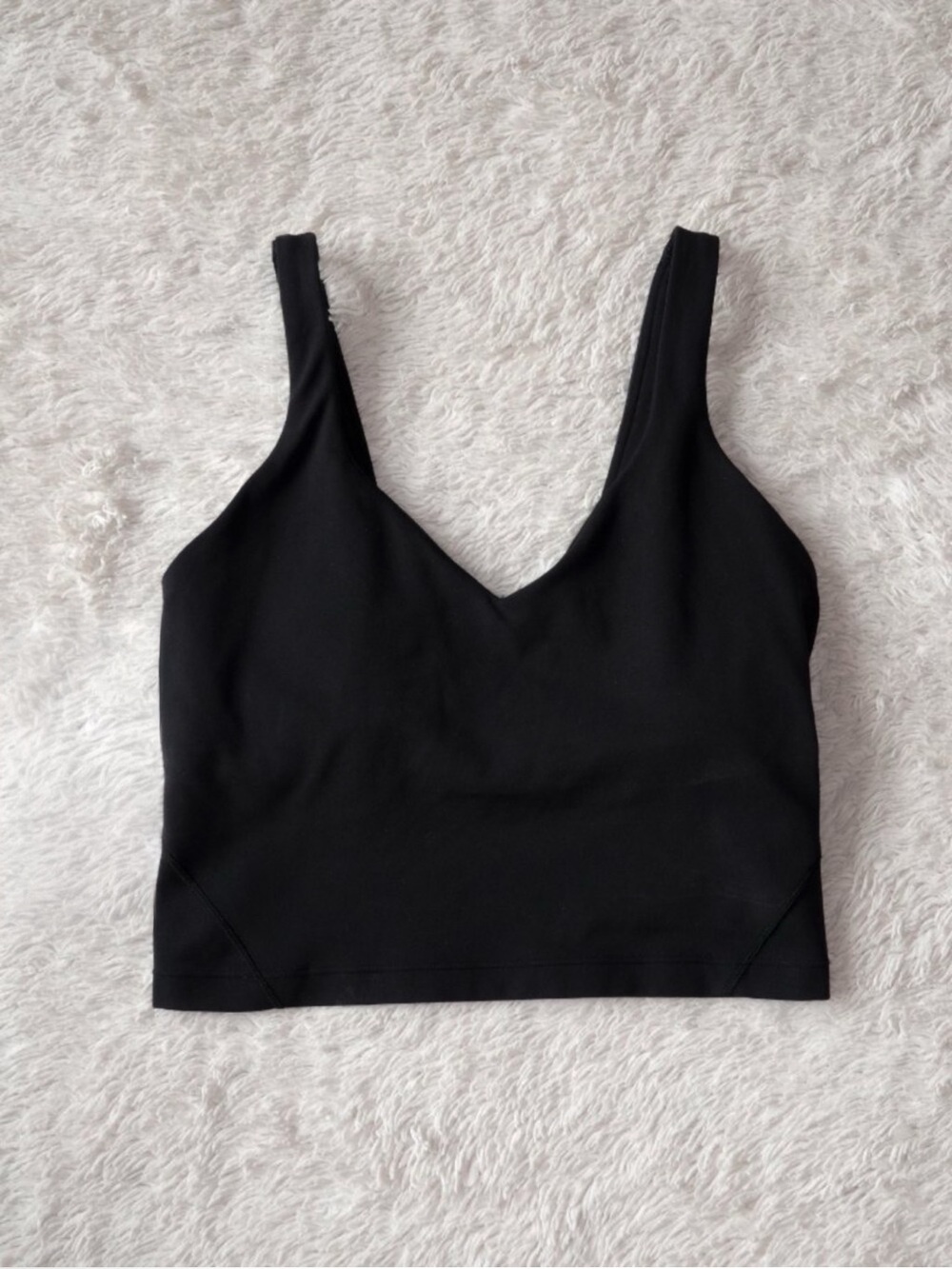 Lululemon athletica Align tank size 12 color classic black EUC
